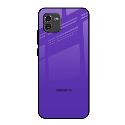 Amethyst Purple Samsung Galaxy A03 Glass Back Cover Online