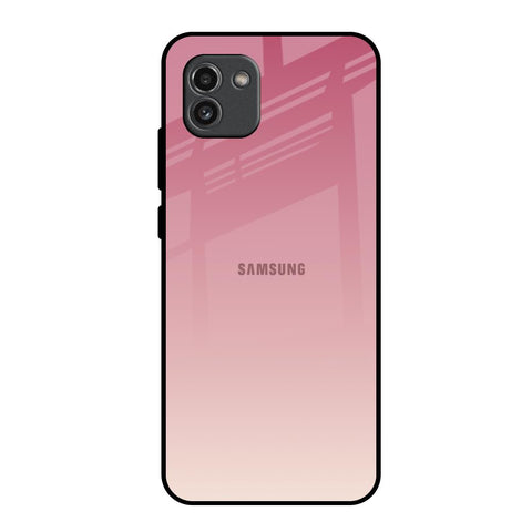 Blooming Pink Samsung Galaxy A03 Glass Back Cover Online