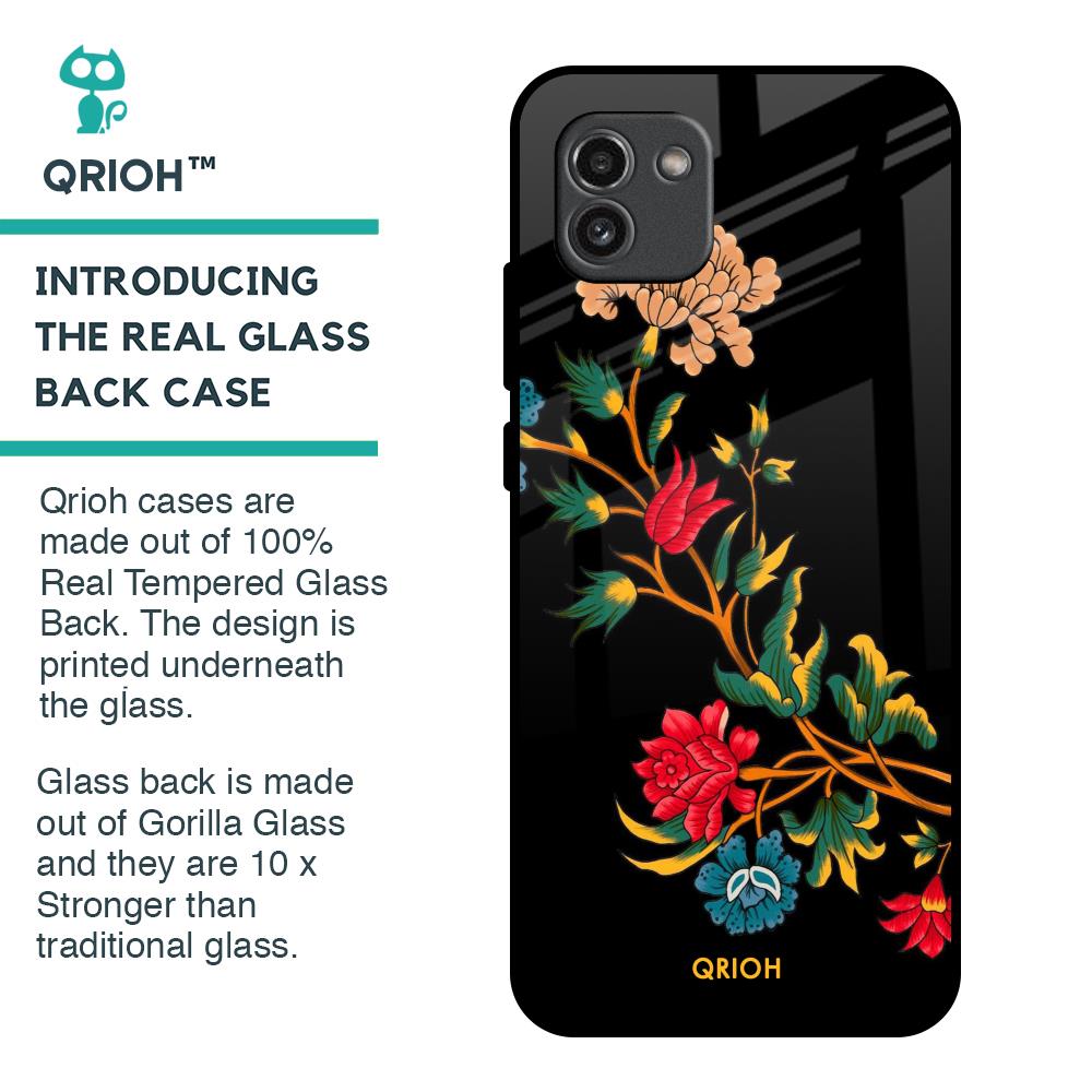 Dazzling Art Glass Case for Samsung Galaxy A03