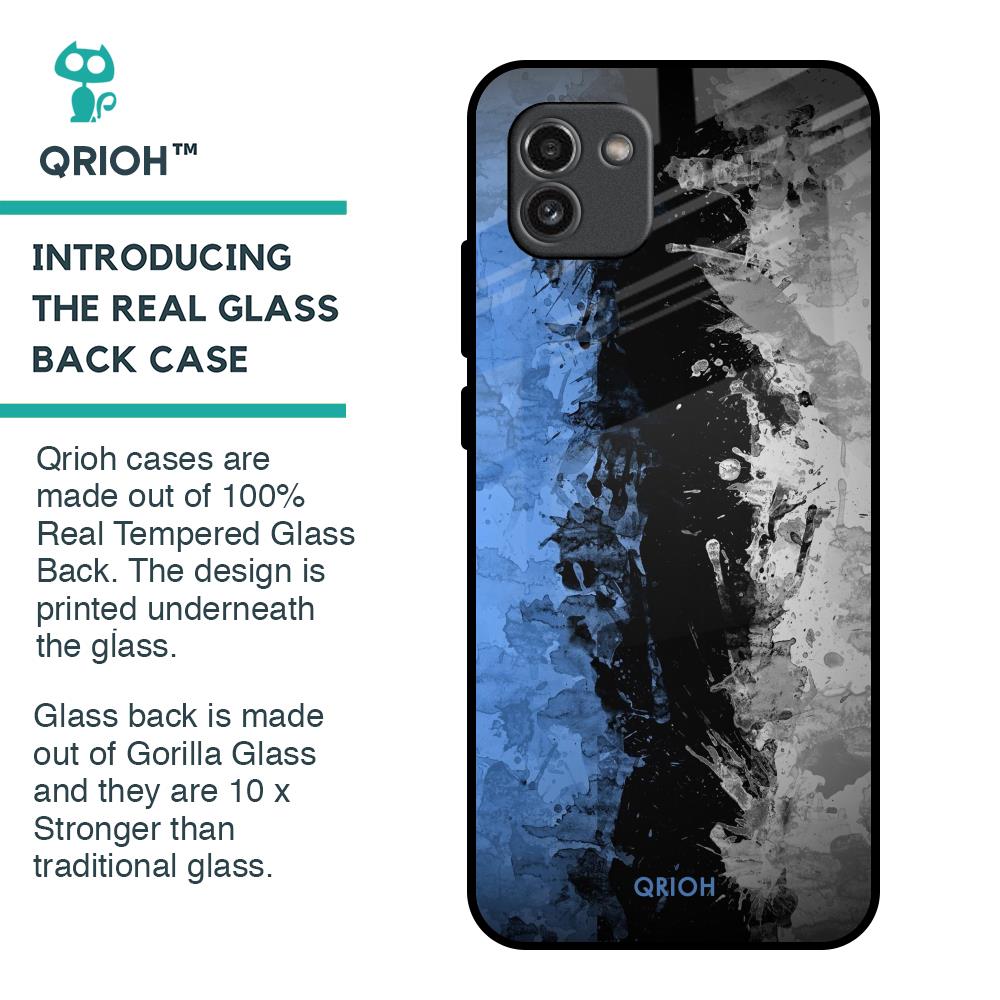 Dark Grunge Glass Case for Samsung Galaxy A03