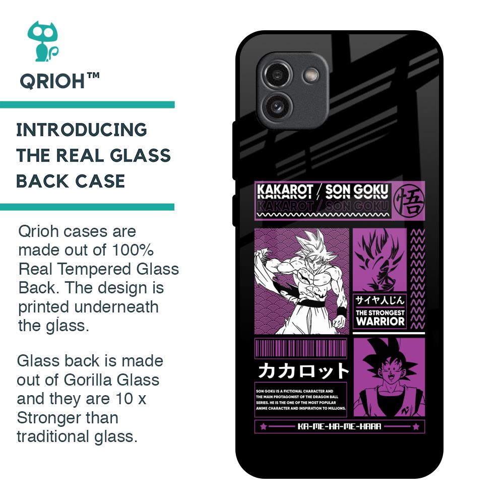 Strongest Warrior Glass Case for Samsung Galaxy A03