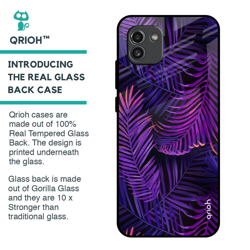 Plush Nature Glass Case for Samsung Galaxy A03