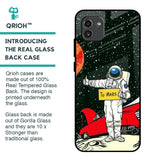 Astronaut on Mars Glass Case for Samsung Galaxy A03
