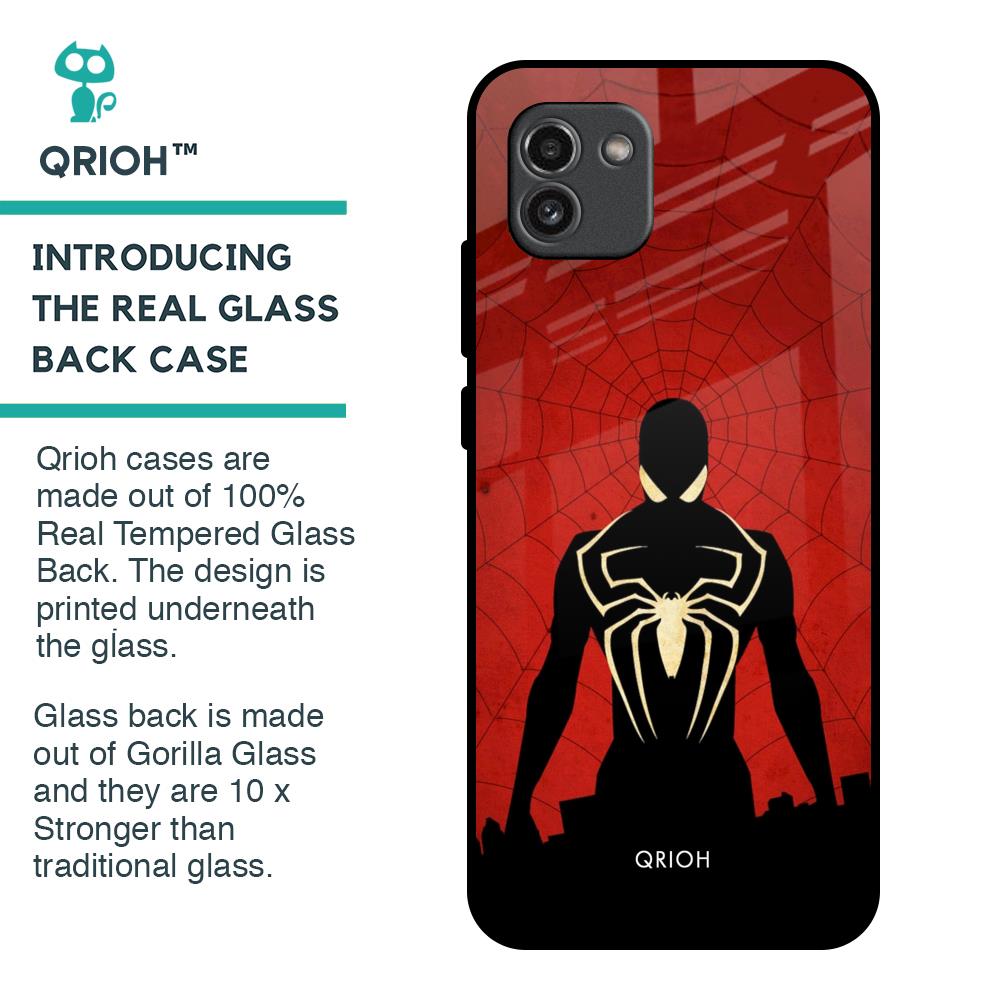 Mighty Superhero Glass Case For Samsung Galaxy A03