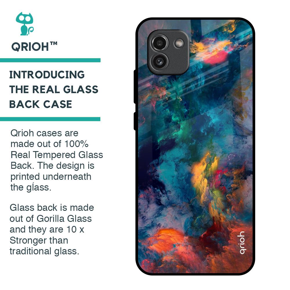 Cloudburst Glass Case for Samsung Galaxy A03