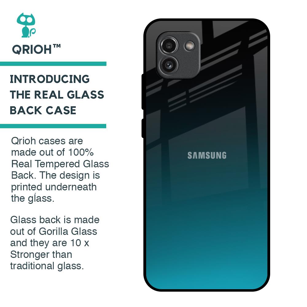 Ultramarine Glass Case for Samsung Galaxy A03