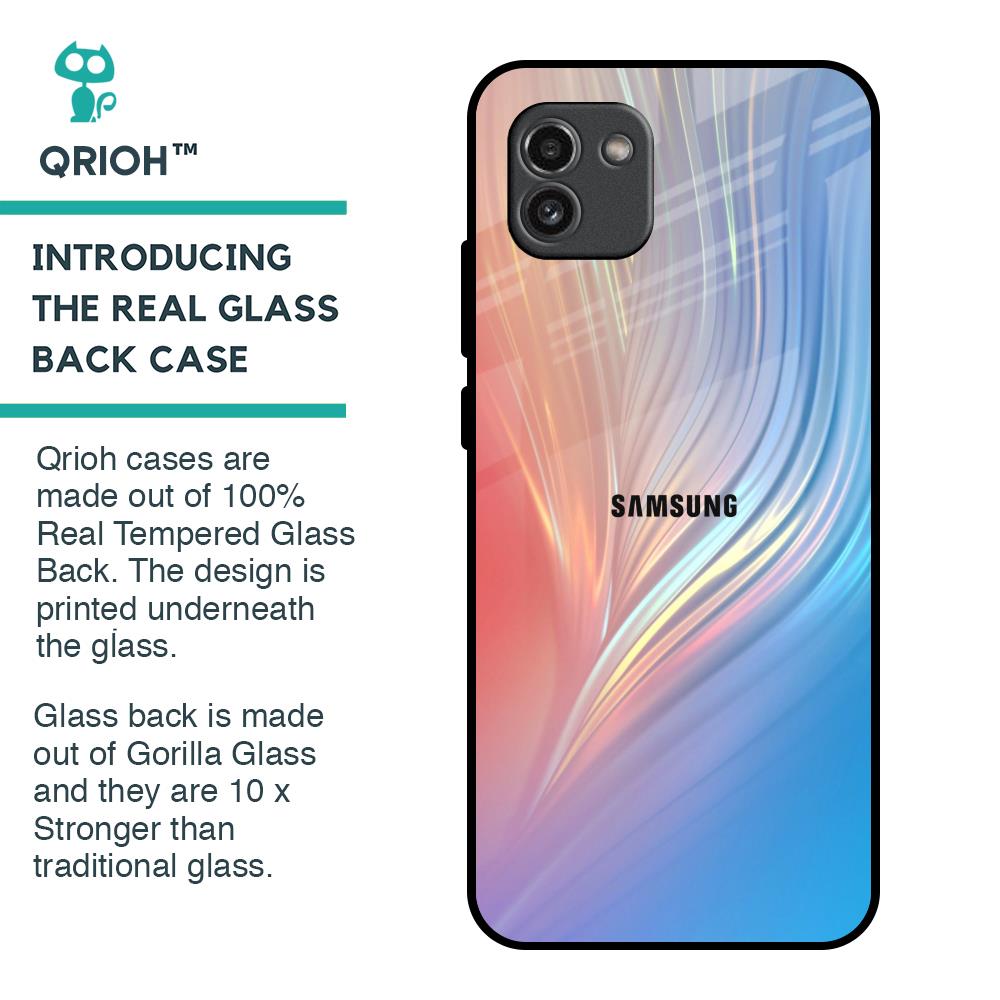 Mystic Aurora Glass Case for Samsung Galaxy A03