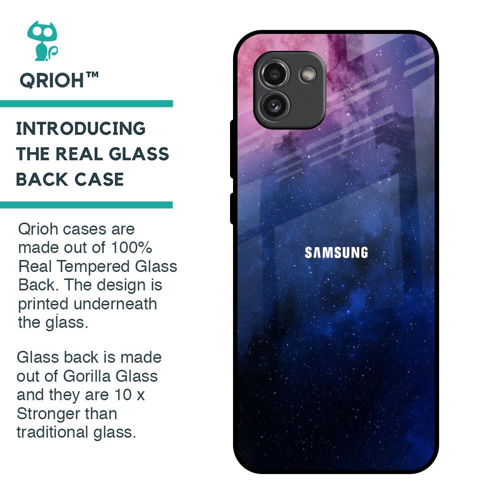 Dreamzone Glass Case For Samsung Galaxy A03