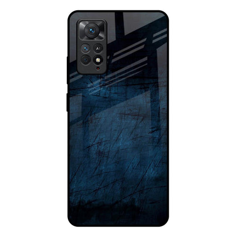 Dark Blue Grunge Redmi Note 11 Pro Plus 5G Glass Back Cover Online