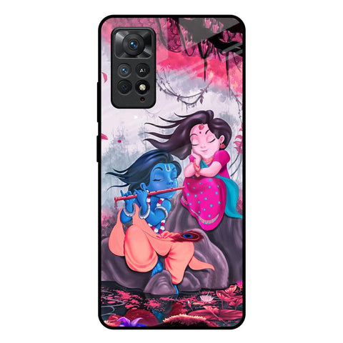 Radha Krishna Art Redmi Note 11 Pro Plus 5G Glass Back Cover Online