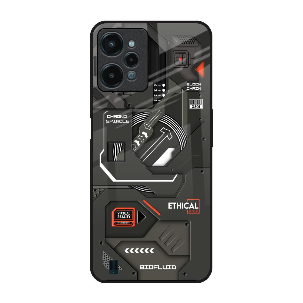 Tech Aesthetics Realme C31 Glass Back Cover Online