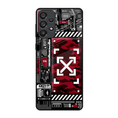 Technology Art Samsung Galaxy A73 5G Glass Back Cover Online