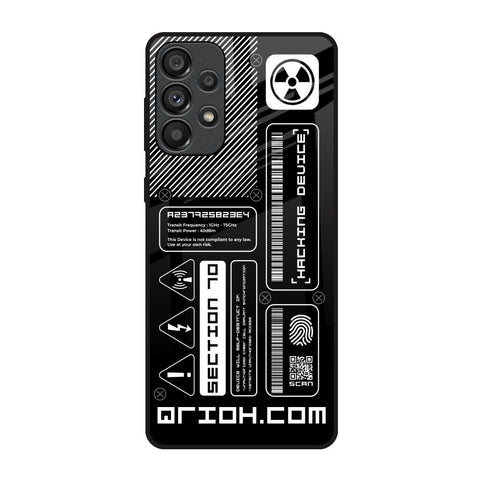 Futuristic Art Samsung Galaxy A73 5G Glass Back Cover Online