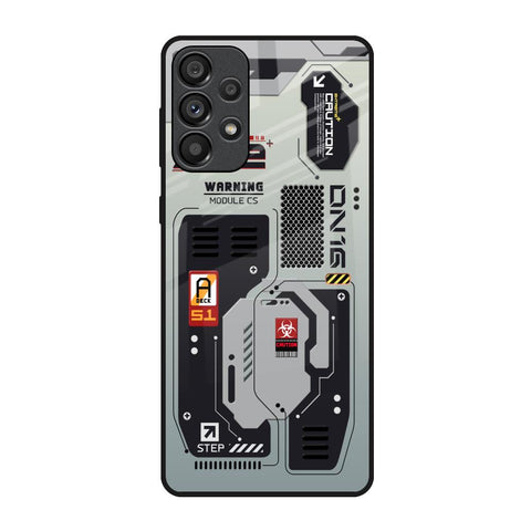 Techno Vibes Samsung Galaxy A73 5G Glass Back Cover Online