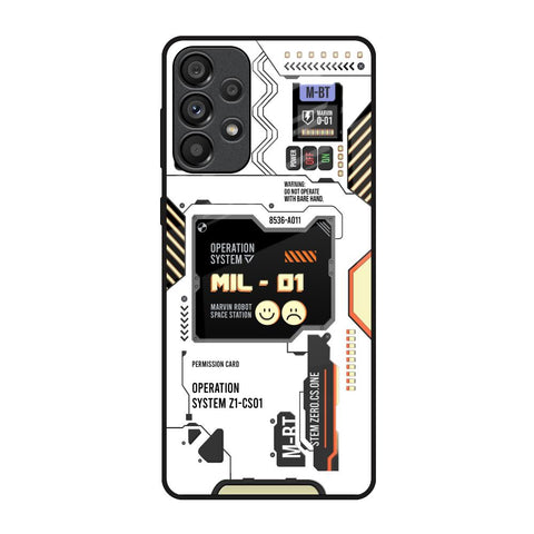 Tech Display Samsung Galaxy A73 5G Glass Back Cover Online