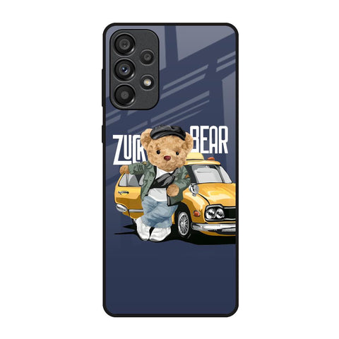 Adventurous Bear Samsung Galaxy A73 5G Glass Back Cover Online