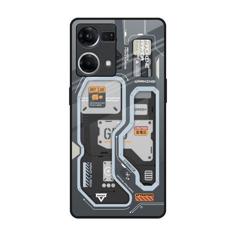 Retro Futuristic OPPO F21 Pro Glass Back Cover Online