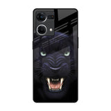 Angry Black Leopard OPPO F21 Pro Glass Back Cover Online