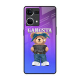 Gangsta Bear OPPO F21 Pro Glass Back Cover Online