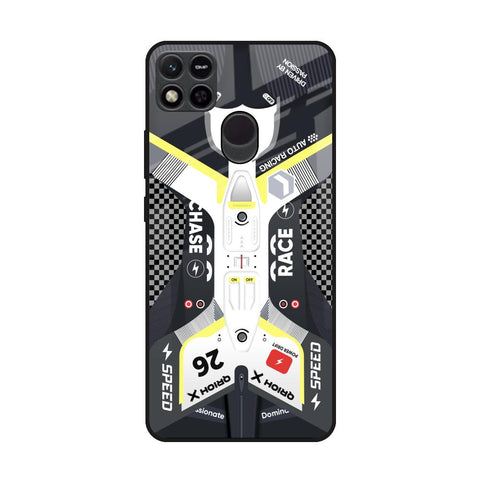 Car Enthusiast Redmi 10A Glass Back Cover Online