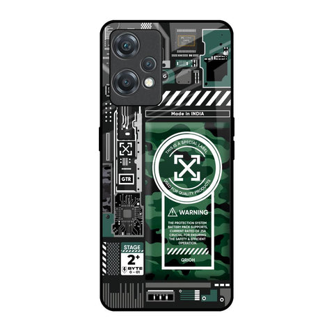 Green Camo Circuit OnePlus Nord CE 2 Lite 5G Glass Back Cover Online