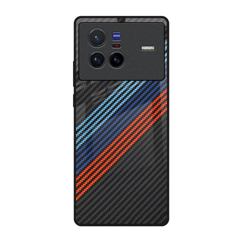 Carbon Inspired Vivo X80 5G Glass Back Cover Online