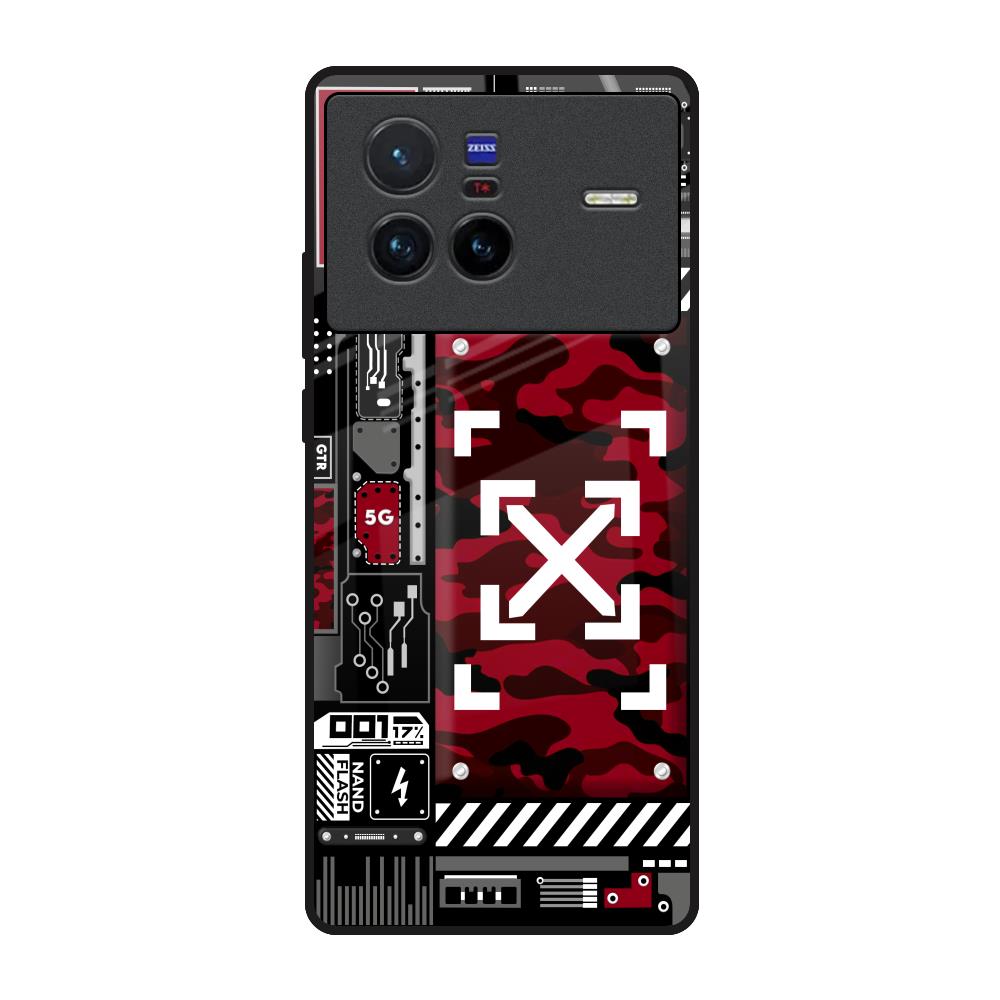 Technology Art Vivo X80 5G Glass Back Cover Online
