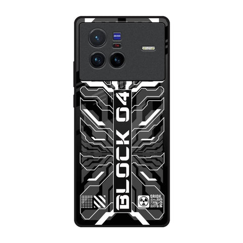 Monochrome Magic Vivo X80 5G Glass Back Cover Online