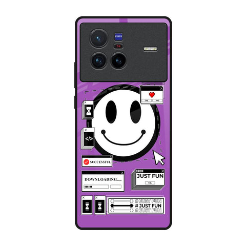 Code with Smile Vivo X80 5G Glass Back Cover Online