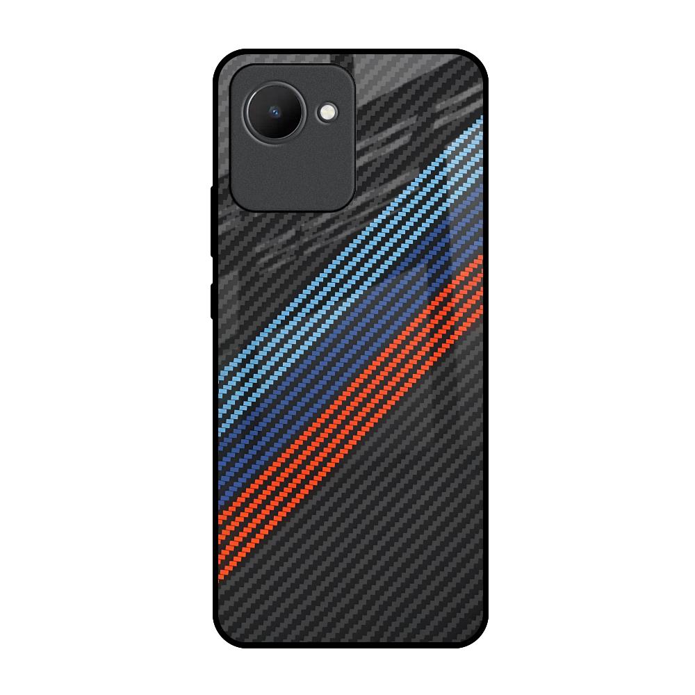 Carbon Inspired Realme C30 Glass Back Cover Online