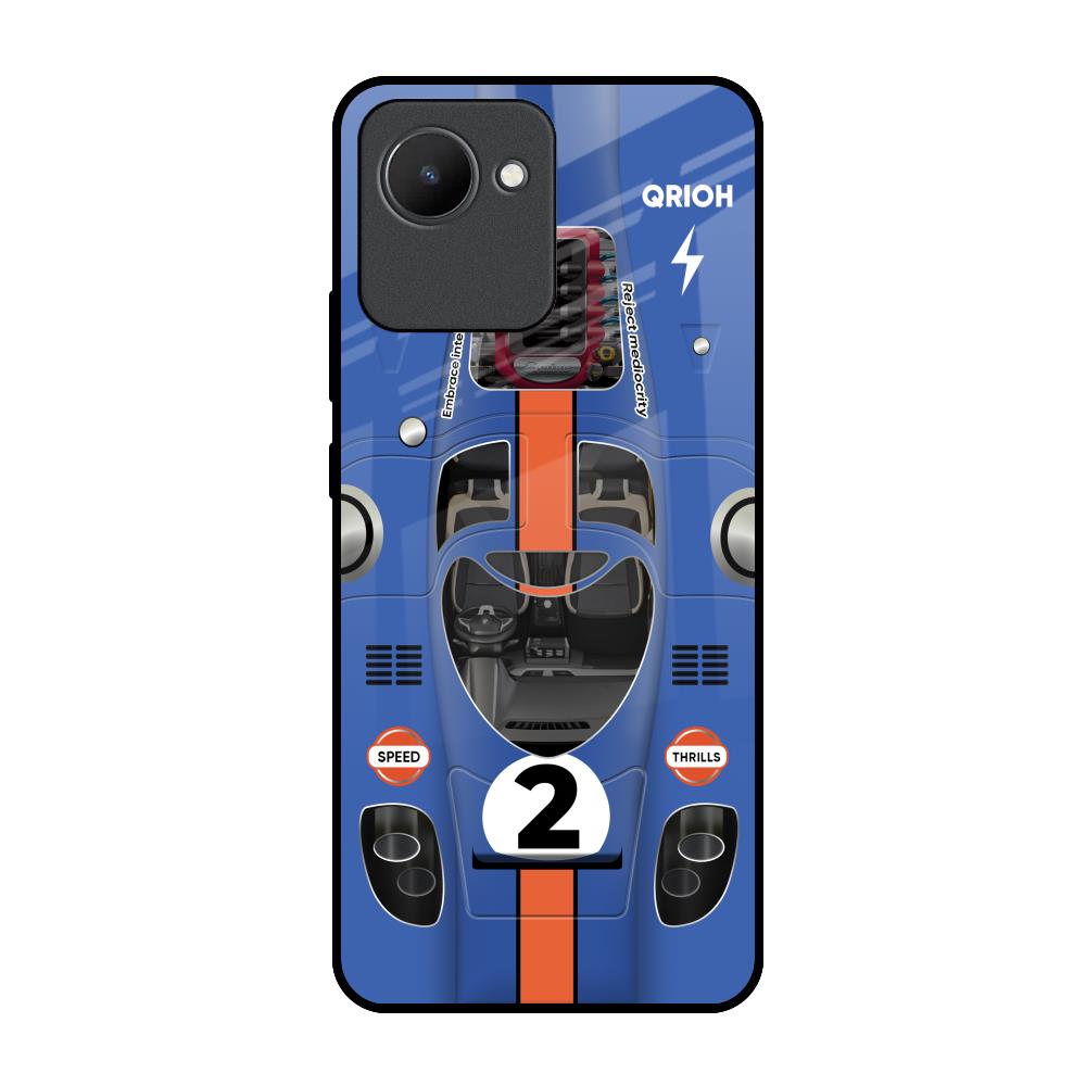 Car Adiction Realme C30 Glass Back Cover Online
