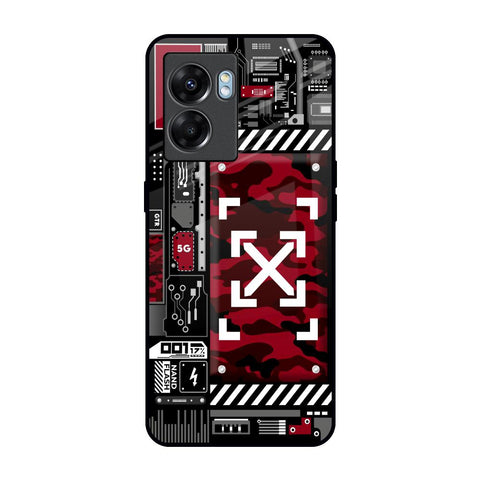 Technology Art Oppo K10 5G Glass Back Cover Online