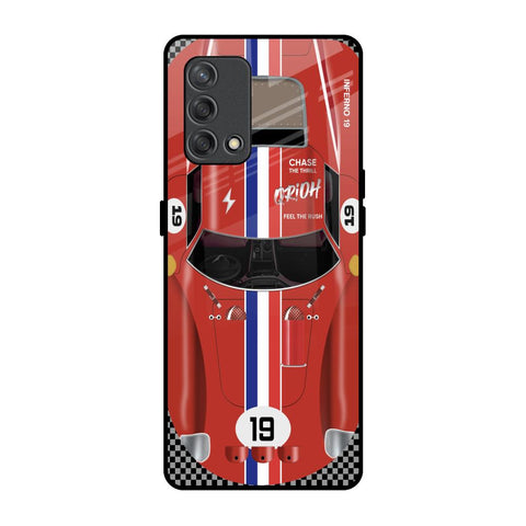 Racing Vintage Oppo F19s Glass Back Cover Online