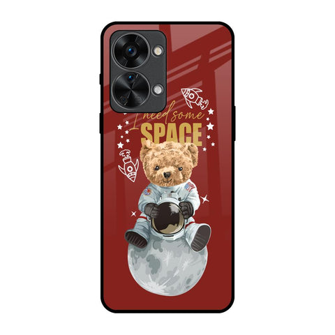 Astronaut Bear OnePlus Nord 2T 5G Glass Back Cover Online
