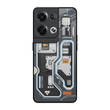 Retro Futuristic Oppo Reno8 Pro 5G Glass Back Cover Online