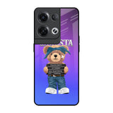 Gangsta Bear Oppo Reno8 Pro 5G Glass Back Cover Online