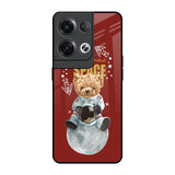 Astronaut Bear Oppo Reno8 Pro 5G Glass Back Cover Online