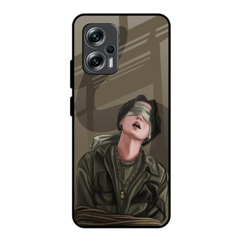 Blind Fold Redmi K50i 5G Glass Back Cover Online