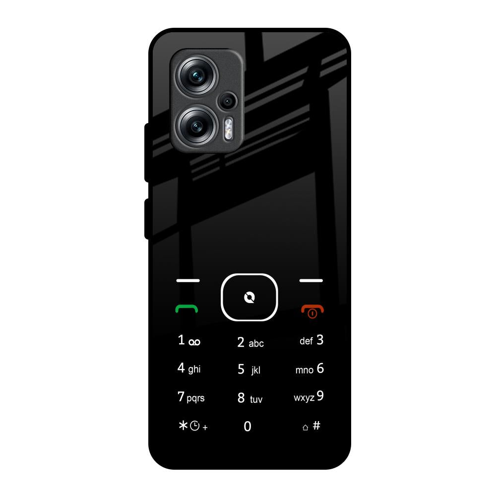 Classic Keypad Pattern Redmi K50i 5G Glass Back Cover Online
