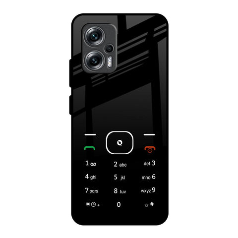 Classic Keypad Pattern Redmi K50i 5G Glass Back Cover Online