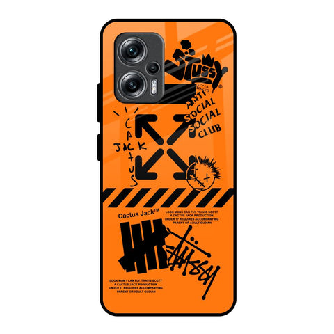 Anti Social Club Redmi K50i 5G Glass Back Cover Online
