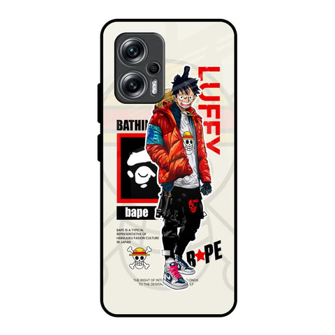 Bape Luffy Redmi K50i 5G Glass Back Cover Online