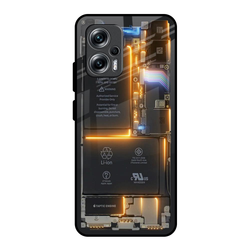 Glow Up Skeleton Redmi K50i 5G Glass Back Cover Online