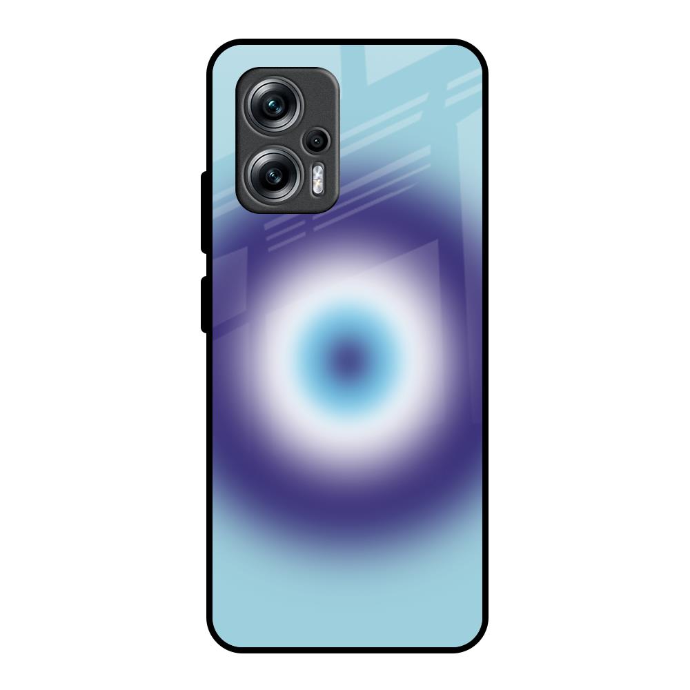 Evil Eye Art Redmi K50i 5G Glass Back Cover Online