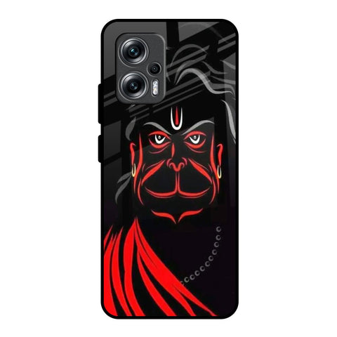 Lord Hanuman Redmi K50i 5G Glass Back Cover Online