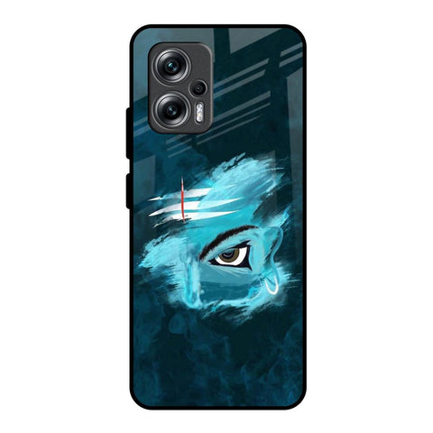 Power Of Trinetra Redmi K50i 5G Glass Back Cover Online