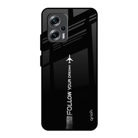 Follow Your Dreams Redmi K50i 5G Glass Back Cover Online