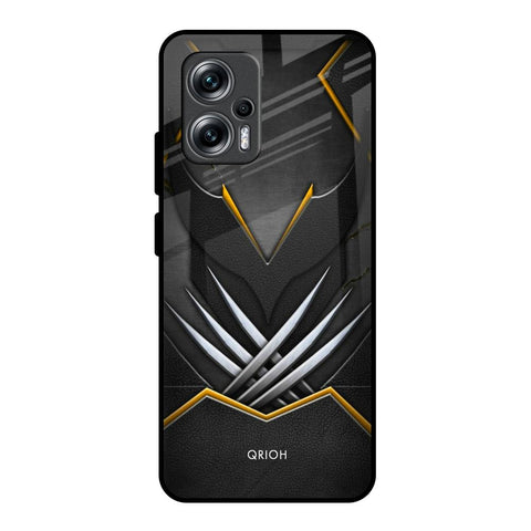 Black Warrior Redmi K50i 5G Glass Back Cover Online