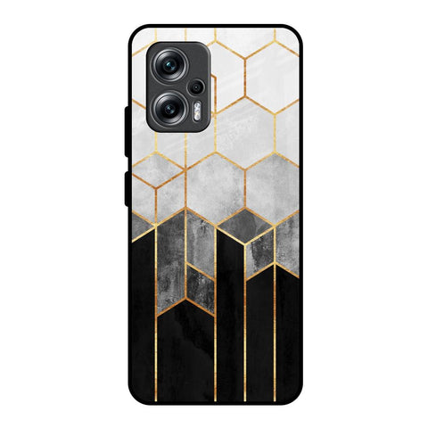 Tricolor Pattern Redmi K50i 5G Glass Back Cover Online