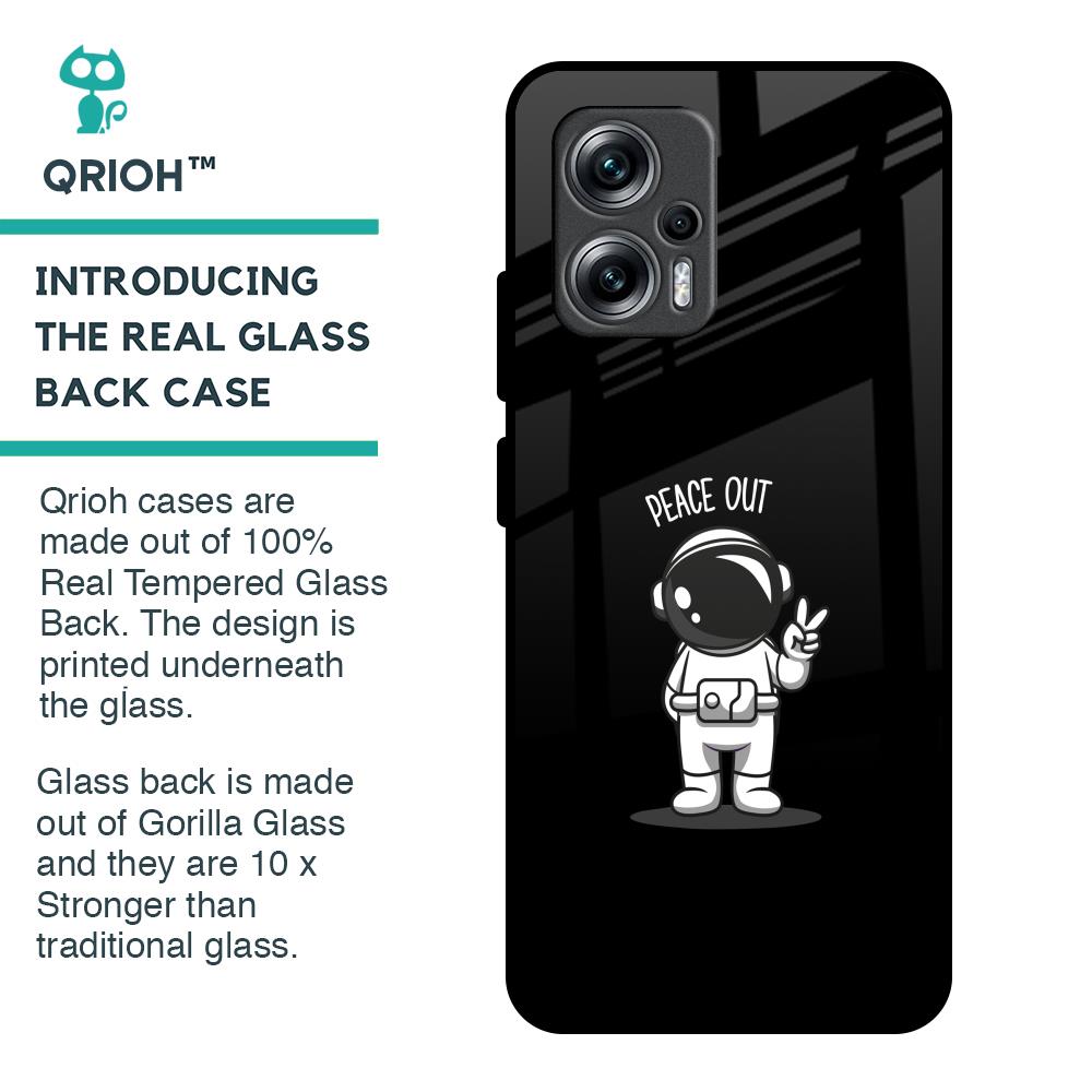 Peace Out Astro Glass Case for Redmi K50i 5G